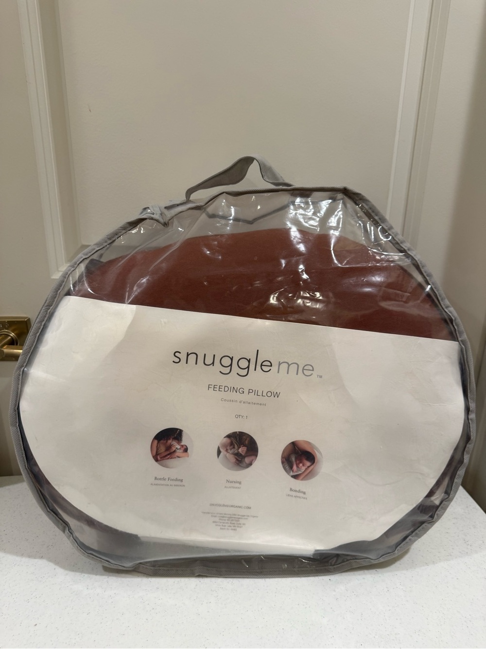 Snuggle Me Organic Feeding Pillow ~ Used 1X - Picture 3 of 7